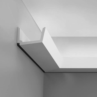 Kroonlijst voor Indirect Verlichting C357 STRAIGHT Orac Decor Luxxus