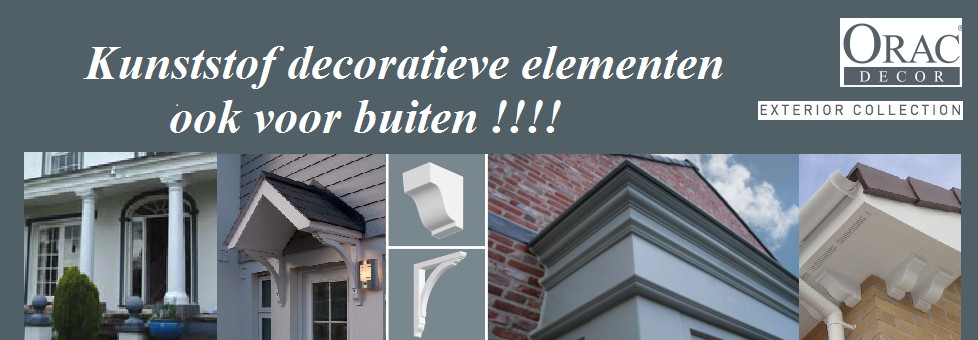 Decoratieve elementen voor buiten -eenvoudige installatie!