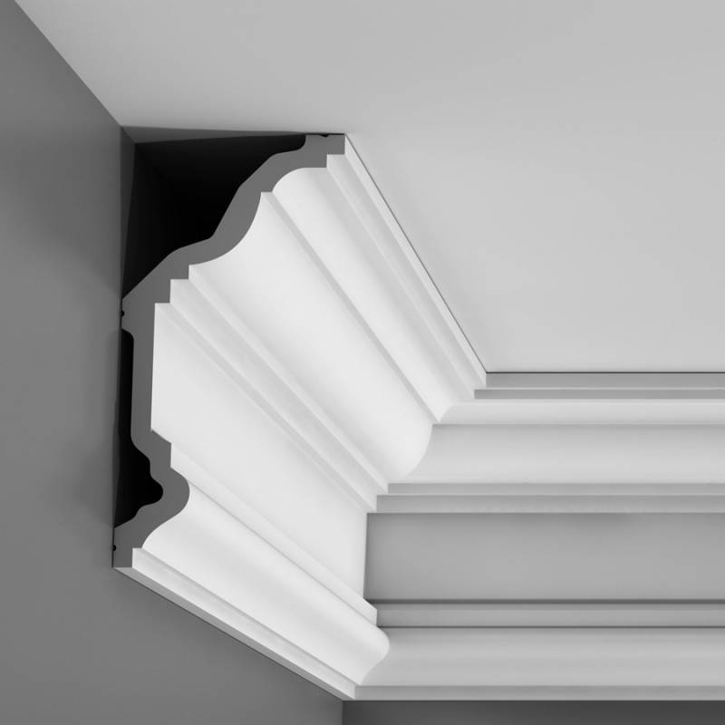 Kroonlijst voor Indirect verlichting C362 CURVE Orac Decor Luxxus Kroonlijst voor Indirect verlichting C362 CURVE Orac Decor Luxxus