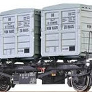 Brawa Brawa 37161 Containerdraagwagen "von Haus zu Haus" DB Ep. 3/4 Spoor 0