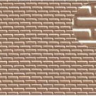 Slater's Plastikard Slater's 0403 Builder Sheet brick, gray-brown (Gauge H0/00)