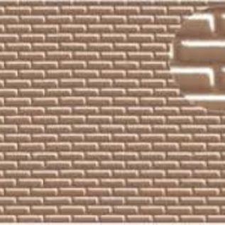Slater's Plastikard Slater's 0403 Builder Sheet brick, gray-brown (Gauge H0/00)