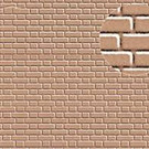Slater's Plastikard Slater's 409 Zelfbouwplaat baksteen Vlaams verband, grijsbruin (Schaal H0/00)
