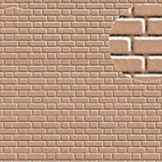 Slater's Plastikard Slater's 0409 Builder Sheet embossed with flemish bond brickwork, gray-brown (Gauge H0/00)