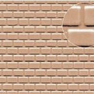 Slater's Plastikard SL426 Selbstbauplatte Dachbedeckung/Shingles in graubrauner Farbe. Maßstab H0/OO aus Kunststoff