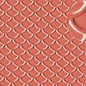 Slater's Plastikard SL438 Builder Sheet embossed with roofing tile scalloped shell in stone red, H0/OO gauge, plastic