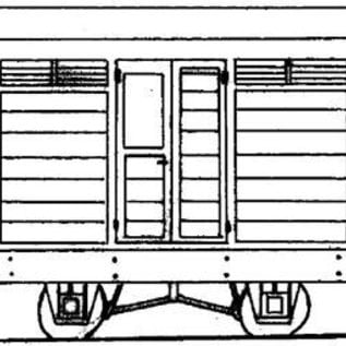 Dundas Models (formerly Parkside Dundas) Parkside Dundas DM03A "Guards Van" (schaal OO9/HOe)