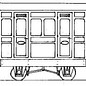 Dundas Models (formerly Parkside Dundas) Parkside Dundas DM76 "1st Class Panelled 2 Comp. Coach" (Spur OO9/HOe)