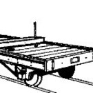 Dundas Models (formerly Parkside Dundas) Parkside Dundas DM09 "Bolster Wagon (paar)" (schaal OO9/HOe)