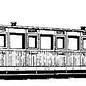 Dundas Models (formerly Parkside Dundas) Parkside Dundas DM10A "Vale of Rheidol 3rd Class Bogie Coach no. 1-12" (schaal OO9/HOe)