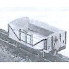 Dundas Models (formerly Parkside Dundas) Parkside Dundas DM15 "Lynton & Barnstaple 4 Wheel Open Wagon (Side-Hung-Doors)" (schaal OO9/HOe)