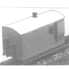 Dundas Models (formerly Parkside Dundas) Parkside Dundas DM17 "Vale of Rheidol 4 Wheel Guard's Van" (schaal OO9/HOe)