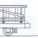 Dundas Models (formerly Parkside Dundas) Parkside Dundas DM32 "Hudson 4 Wheel Wooden Bodied Drop Sided Open Wagon" (schaal OO9/HOe)