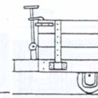 Dundas Models (formerly Parkside Dundas) Parkside Dundas DM33 "Hudson 4 Wheel Wooden Bodied Three Plank Open Wagon" (gauge OO9/HOe)