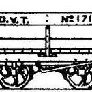 Dundas Models (formerly Parkside Dundas) Parkside Dundas DM39 "Glyn Valley Tramway 4 Ton Mineral Wagon" (Spur OO9/HOe)