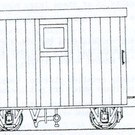 Dundas Models (formerly Parkside Dundas) Parkside Dundas DM48 "Festiniog Railway 4 Wheel Brake Van 2 Balcony" (schaal OO9/HOe)