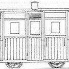 Dundas Models (formerly Parkside Dundas) Parkside Dundas DM62 "Festiniog & Blaenau (Style) Planked 3rd Class Coach" (schaal OO9/HOe)
