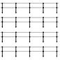 Ratio Ratio 144 Double Stanchions (Gauge H0/00)