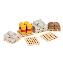 Ratio Ratio Lineside 514 Pallets, Sacks and Barrels (Gauge H0/00)