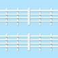 Ratio Ratio Lineside 424 Holzzaun (Spur H0/00)