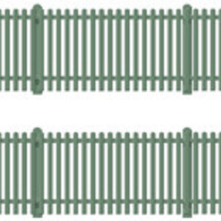 Ratio Ratio Lineside 431 Station hekwerk groen (schaal H0/00)