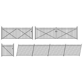 Ratio Ratio Lineside 435 Eisenzaun und Tore (Spur H0/00)