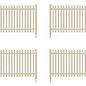 Ratio Ratio Lineside 432 SR Concrete Pale Fencing (Gauge H0/00)