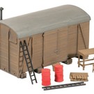 Ratio Ratio Trackside Series 507, als schuur gebruikte buiten dienst gestelde wagon (schaal H0/00)