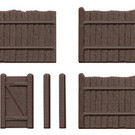 Wills Wills Scenic Series SS41 houten hekwerk (schaal H0/00)