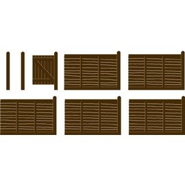 Wills Wills Scenic Series SS44 Larch-Lap Fencing (Gauge H0/00)