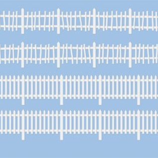 Wills Wills Scenic Series SS45 Picket & Rustic Fencing (Gauge H0/00)