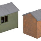Wills Wills Scenic Series SS58 Zwei Holz Gartenscheunen (Spur H0/00)