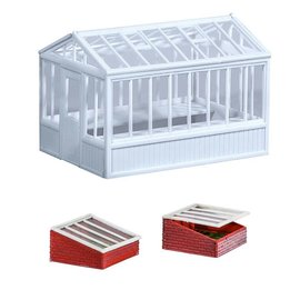 Wills Wills Scenic Series SS20 Gewächshaus + Frühbeete (Spur H0/00)