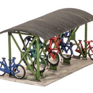 Wills Wills Scenic Series SS23 Bicycle Shed + Bikes (Gauge H0/00)