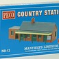 Peco Peco NB-12 Ländlicher Bahnhof (schaal N)