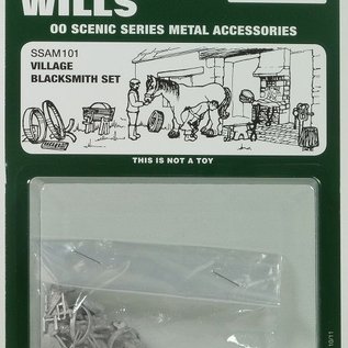 Wills Wills SSAM101 Dorfschmiede Aussmückungsteile (Spur 00/H0)