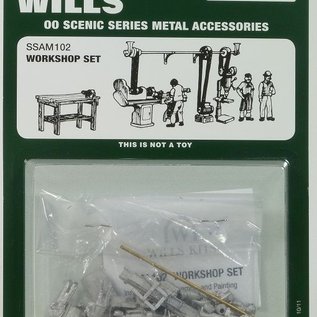 Wills Wills SSAM102 Werkplaats accessoires (schaal H0/00)