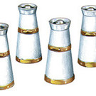 Peco Peco LK-751 melkkannen wit metaal (schaal 0)