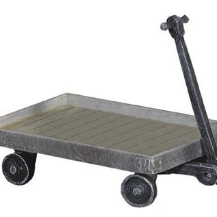 Peco Peco LK-753 Platform Luggage Trolley Cast White Metal (Gauge 0)