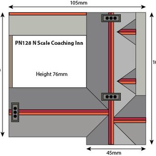 Metcalfe Metcalfe PN128 Coaching inn (Gauge N)