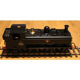 Dapol Dapol 7S-025-002 Stoomlok Class 74XX Pannier BR Black Late Crest (schaal 0)