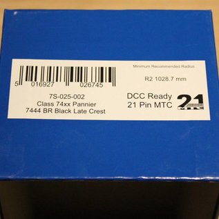 Dapol Dapol 7S-025-002 Dampflok Class 74XX Pannier BR Black Late Crest (Spur 0)