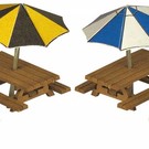 Metcalfe Metcalfe PN810 Picknicktische (Spur N)