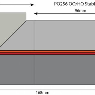 Metcalfe Metcalfe PO256 Pferdestall (Spur H0/OO)