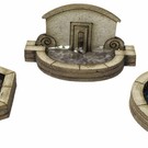 Metcalfe Metcalfe PN823 Stone Fountain Set (Gauge N)