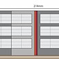 Metcalfe Metcalfe PO341 Mauergestützte Bahnsteigüberdachung  (Spur H0/00)