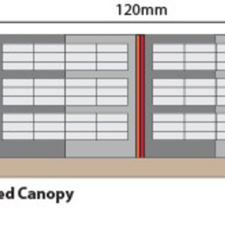 Metcalfe Metcalfe PN941 Mauergestützte Bahnsteigüberdachung  (Spur N)
