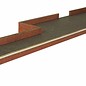 Metcalfe Metcalfe PN110 Red brick platform (N gauge)
