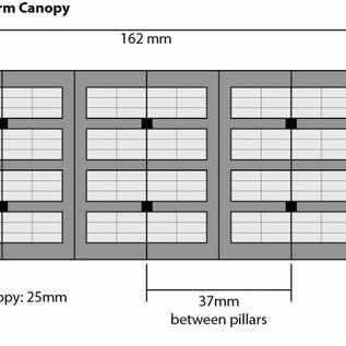 Metcalfe Metcalfe PN940 Platform Canopy (N-Gauge)