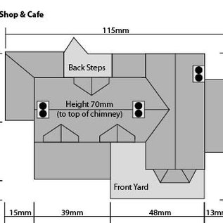 Metcalfe Metcalfe PN154 Dorpswinkel & café (Schaal N)